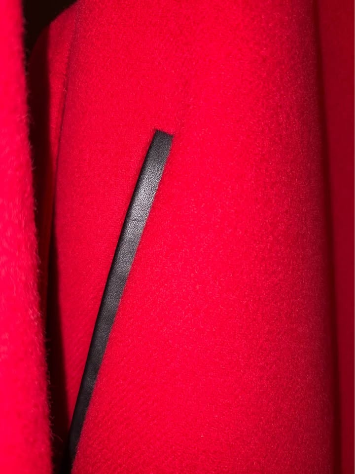 Mackage Mai Wool Wrap Coat in Red - photo 2