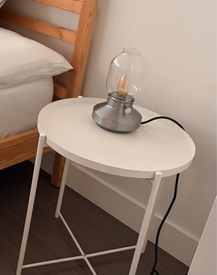 Moving Sale: Table lamp + LED bulb dimmable grey - photo 4