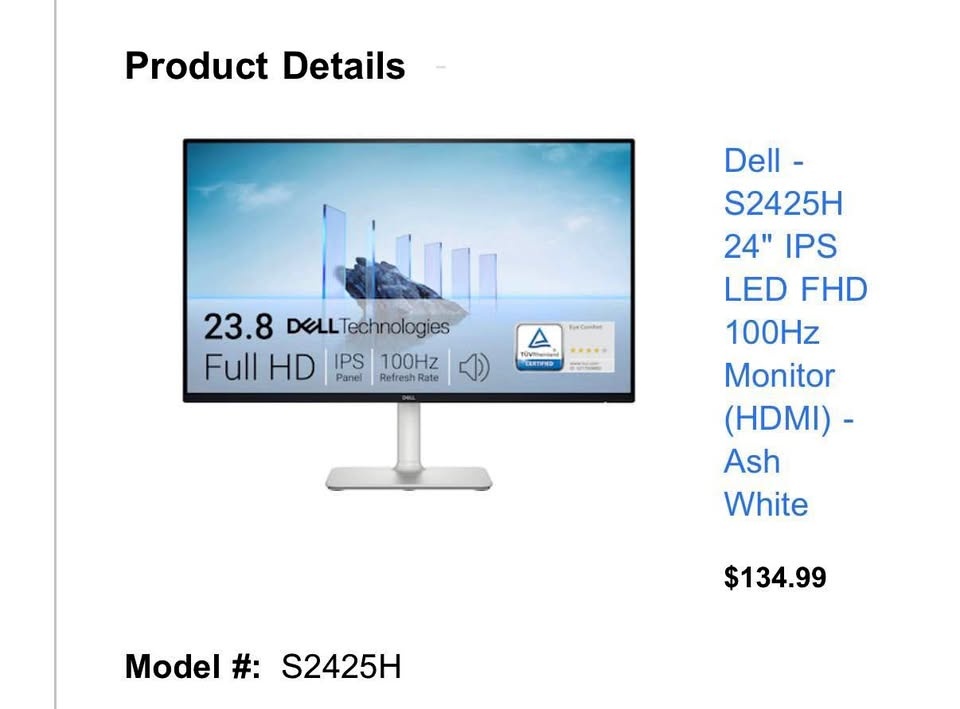 Brand New Dell Monitor
