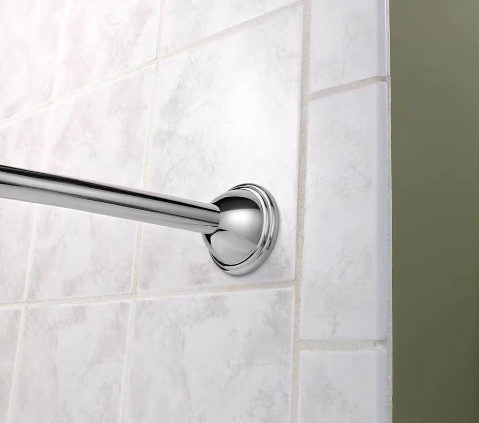 Moen CSR2160CH CSI Adjustable Curved Shower Rod (Chrome) - photo 4