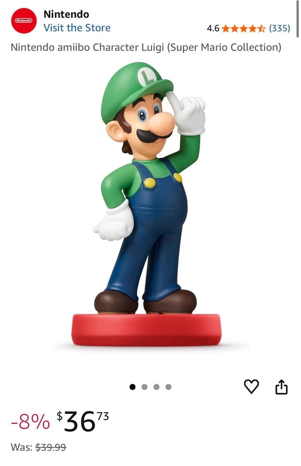 Luigi Nintendo Amiibo - photo 4