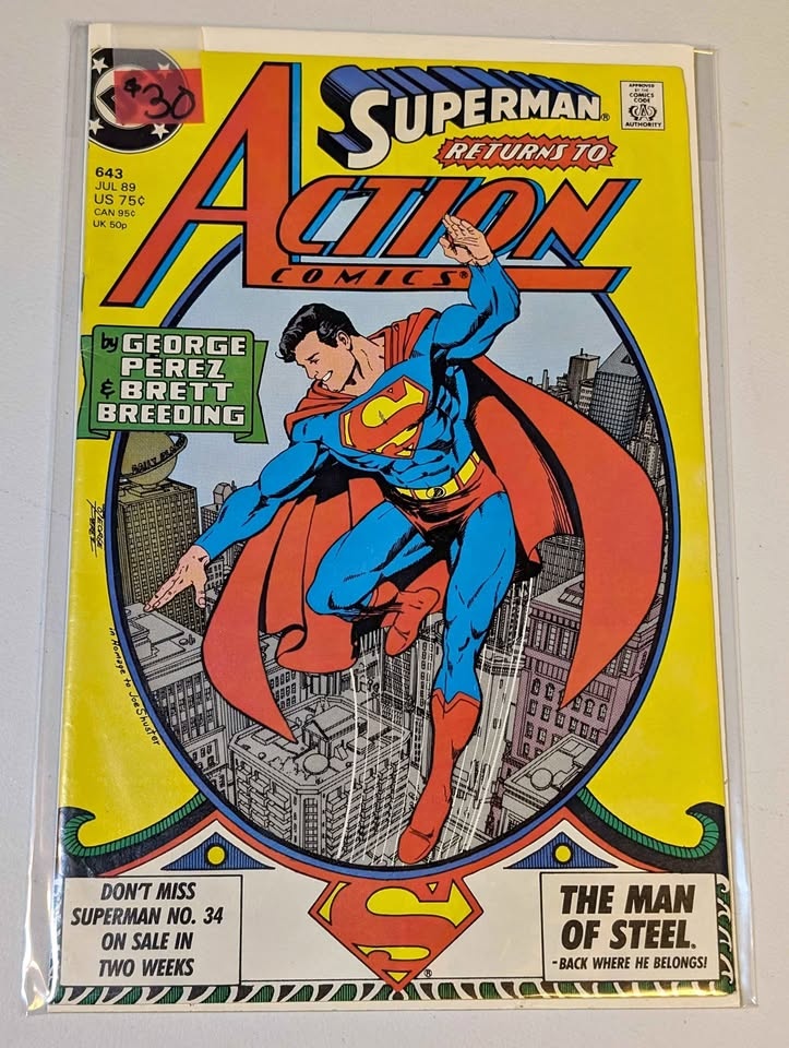 Superman in Action Comics / Superman with Joker and Batman