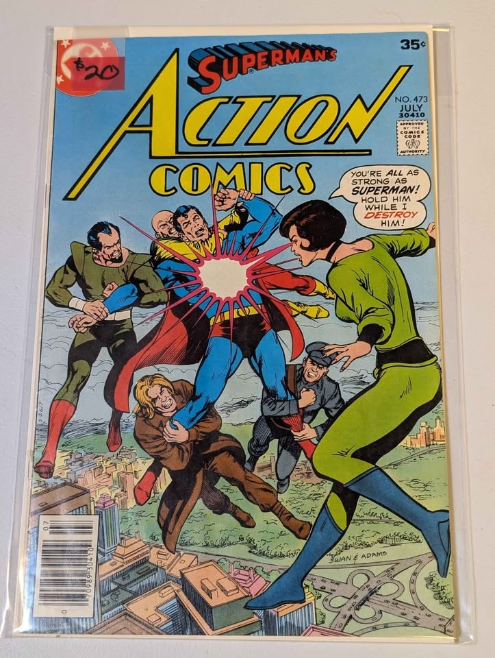 Superman in Action Comics / Superman with Joker and Batman - photo 2
