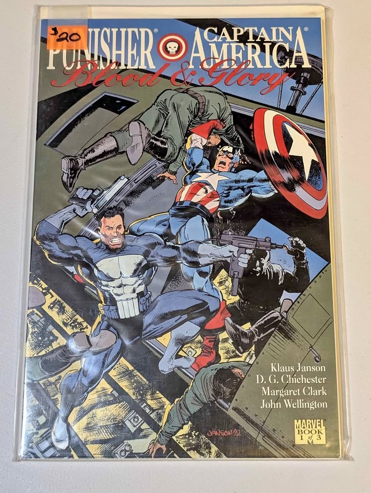 Captain America, Punisher, Morbius, Lobo Comics