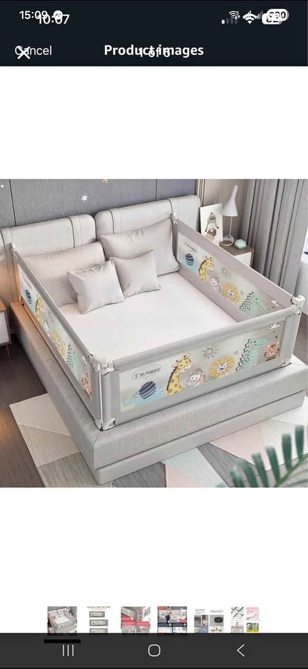 Queen Bed Safety Rails – Almost Brand New