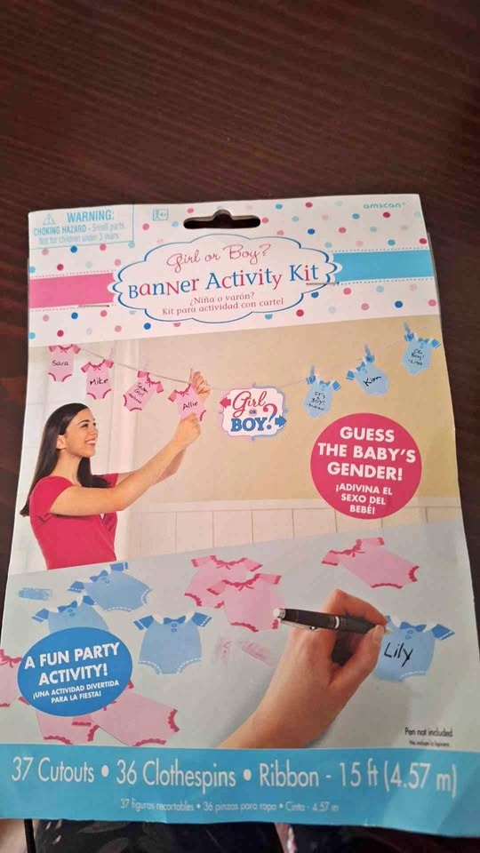 Guess the gender baby clips