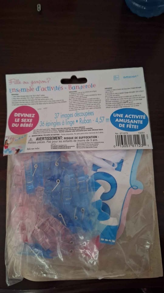 Guess the gender baby clips - photo 2