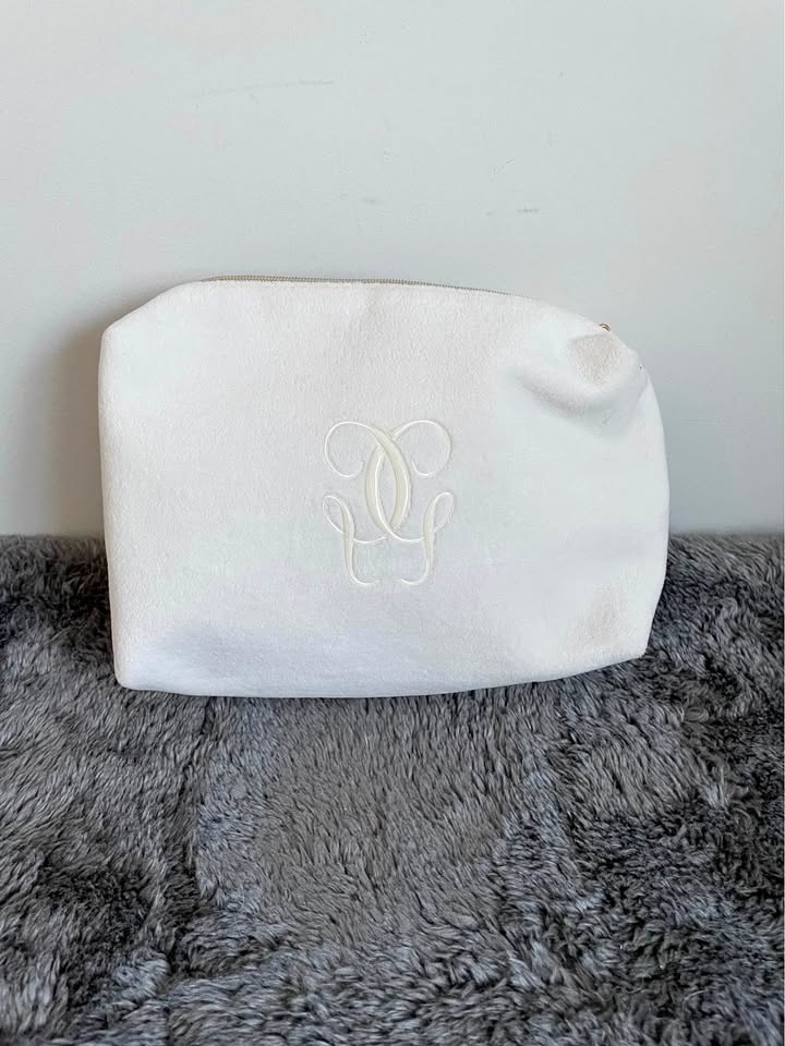 Guerlain White Cosmetic Pouch