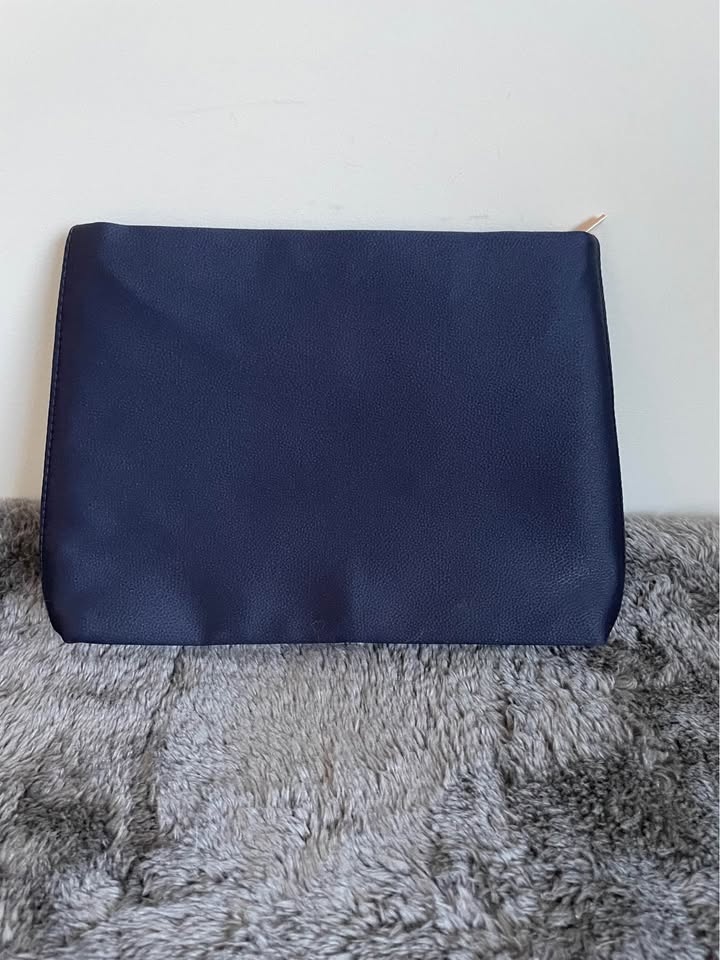 Lancôme Navy Blue Makeup Bag Pouch - photo 2