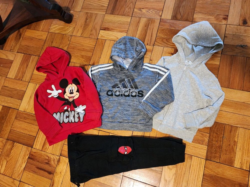 Hoodies and Pants Set Size 4T