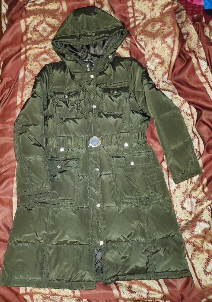 Green Winter Coat - Size XL