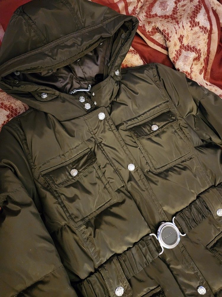 Green Winter Coat - Size XL - photo 2