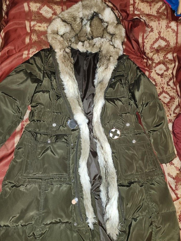 Green Winter Coat - Size XL - photo 4