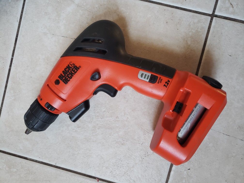 Black & Decker Cordless 7.2 Drill