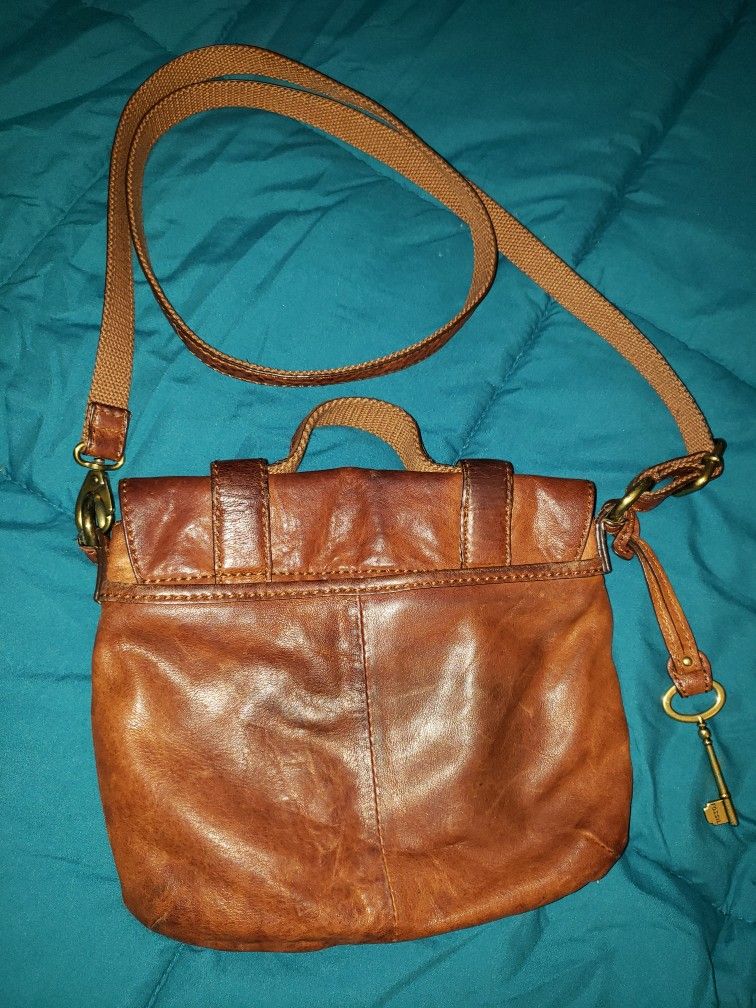 Vintage Fossil Carson Crossbody Leather Bag - photo 3