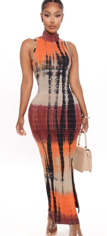 Fashion Nova Tie Dye Dress (NEW) - Size Medium