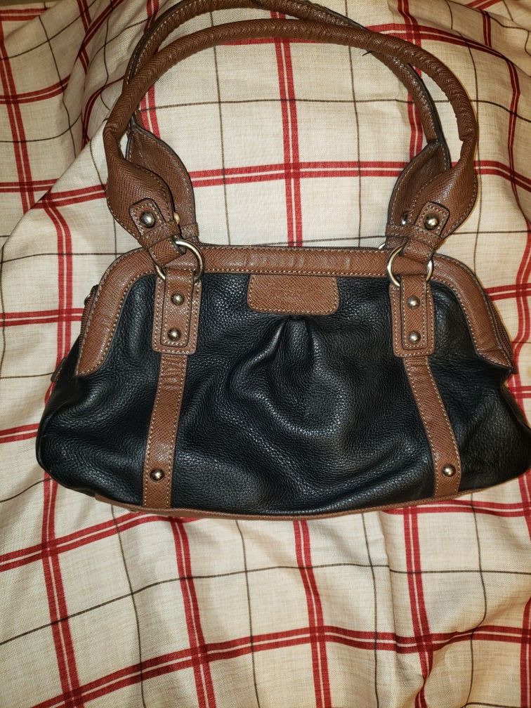 Tignanello 2 Tone Leather Bag - photo 2