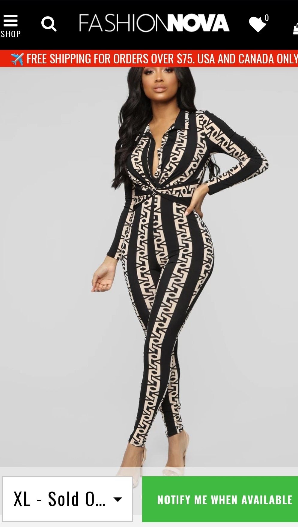 Fashion Nova Stretch Jumpsuit (NEW)