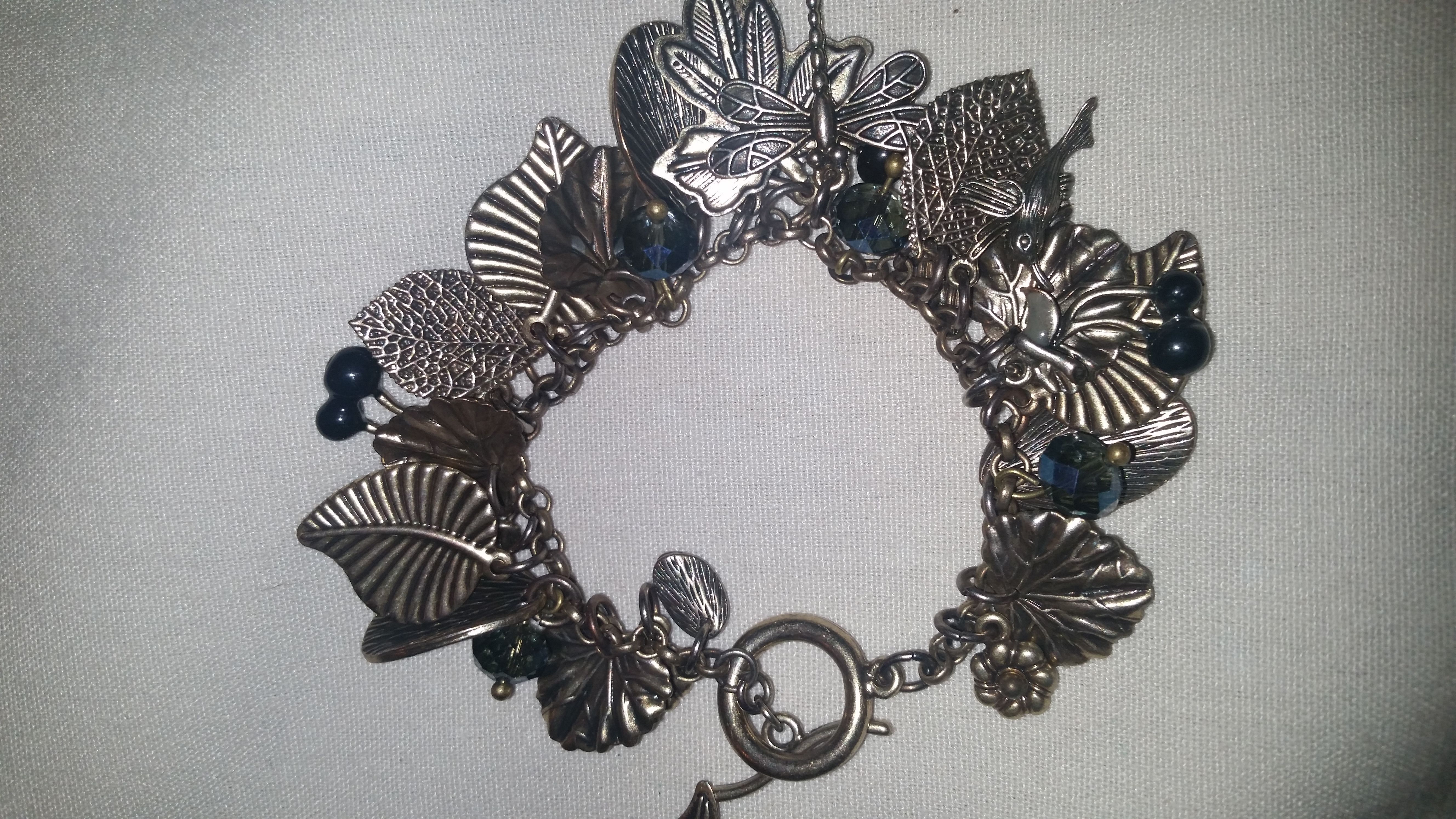 Gold Fall Chain and Bracelet Set - photo 2