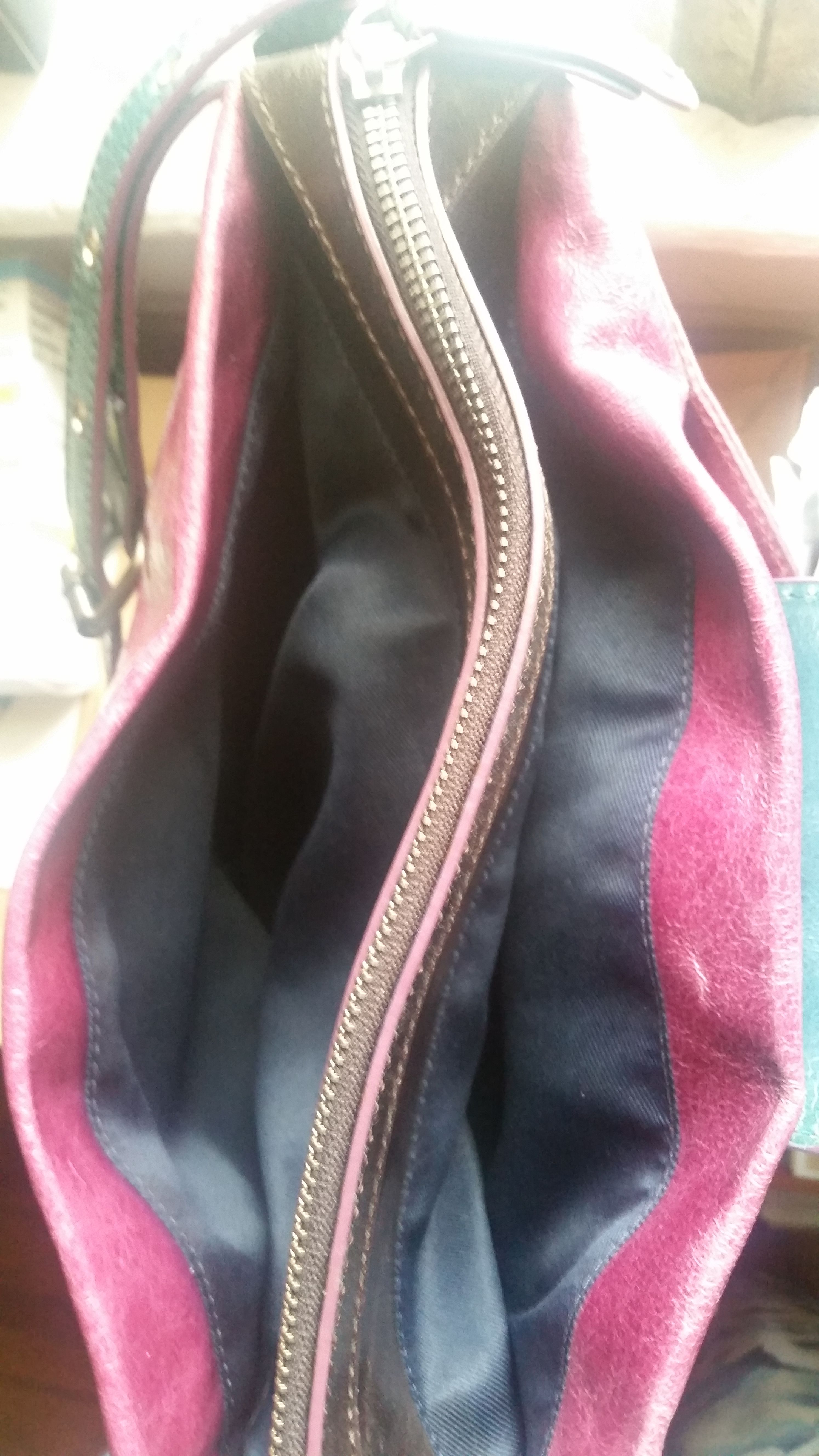Multi Colored Leather Handbag - photo 3