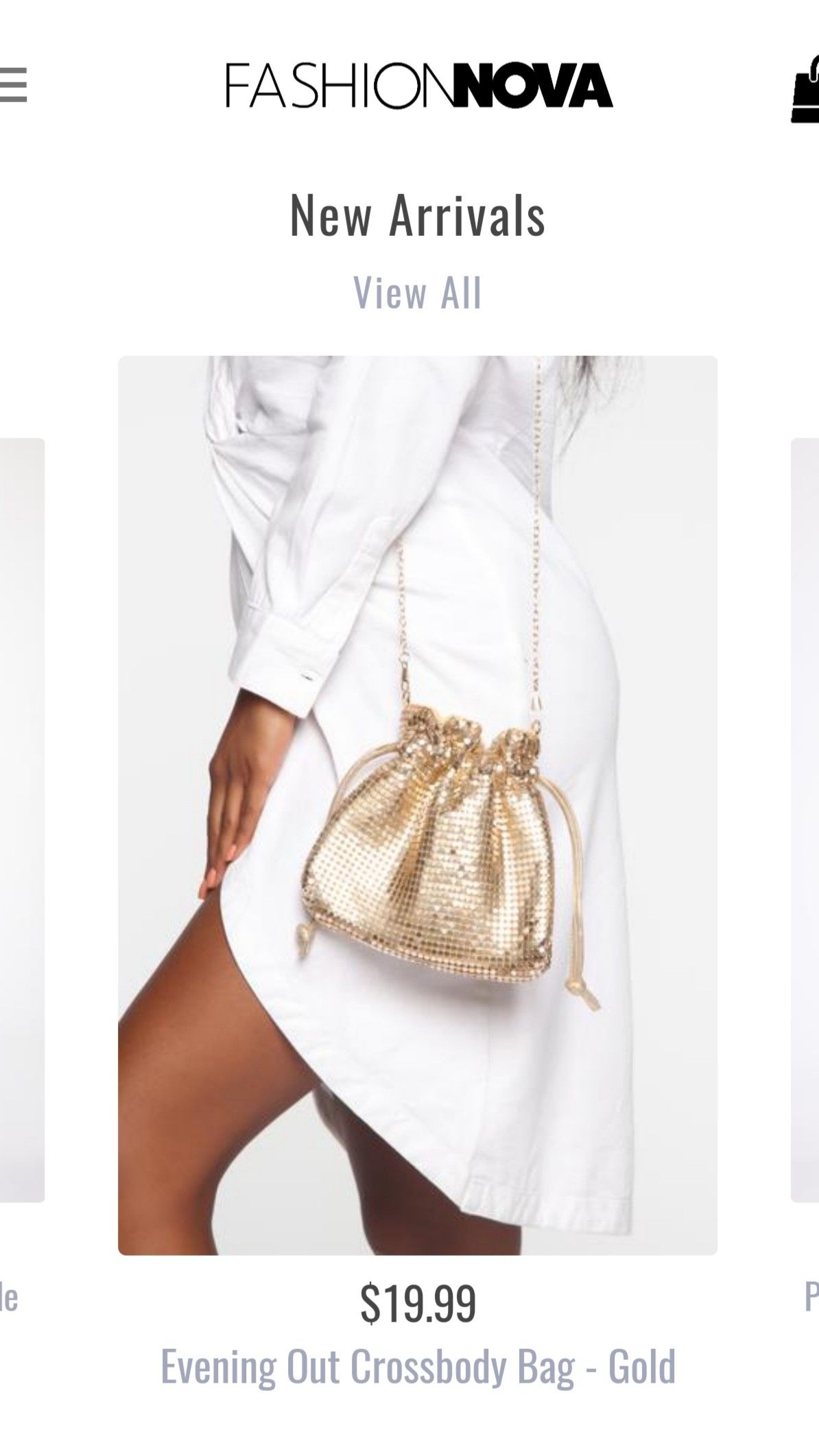 Small Gold Bag (NEW) - photo 2