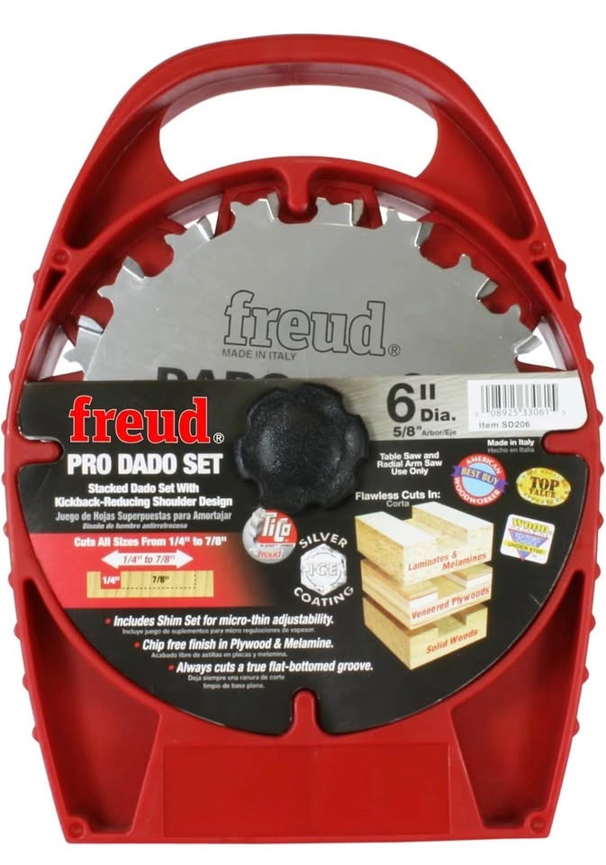 Freud 6" Stacked Dado Set 5/8" Arbor - photo 2