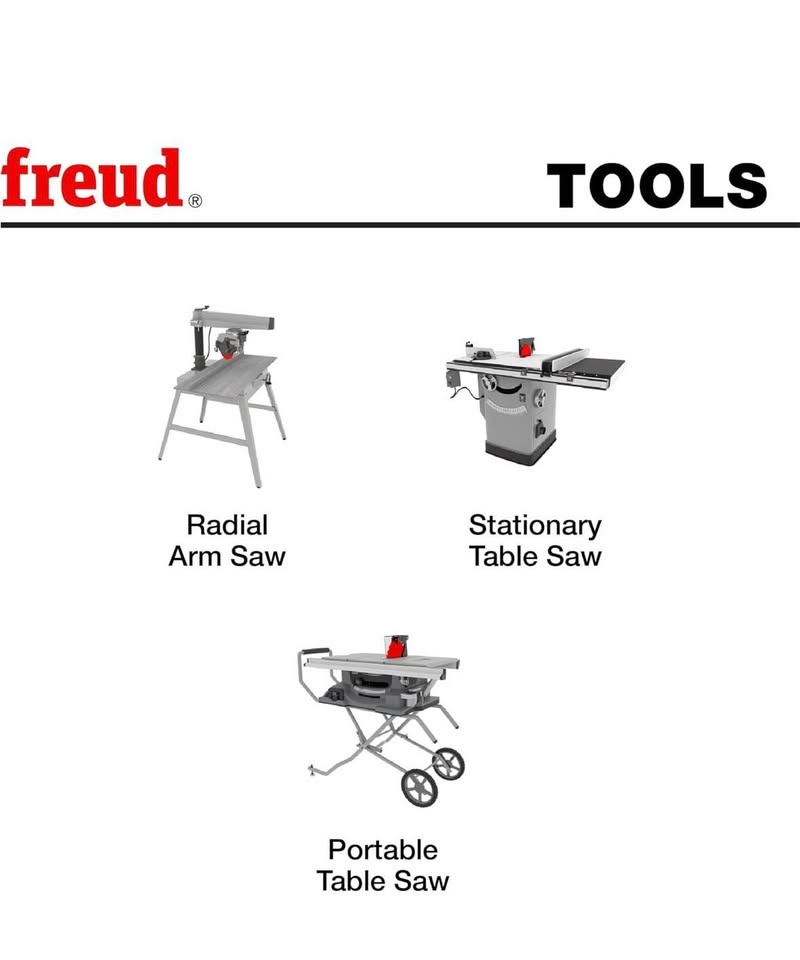 Freud 6" Stacked Dado Set 5/8" Arbor - photo 4