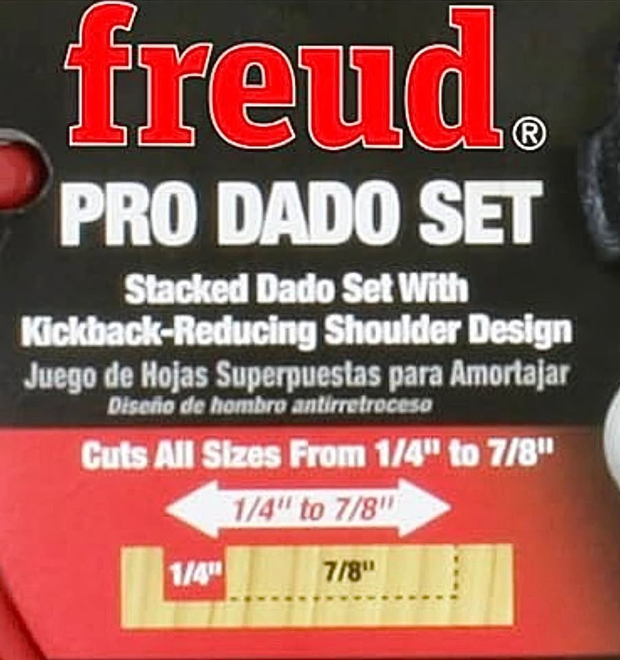 Freud 6" Stacked Dado Set 5/8" Arbor - photo 5