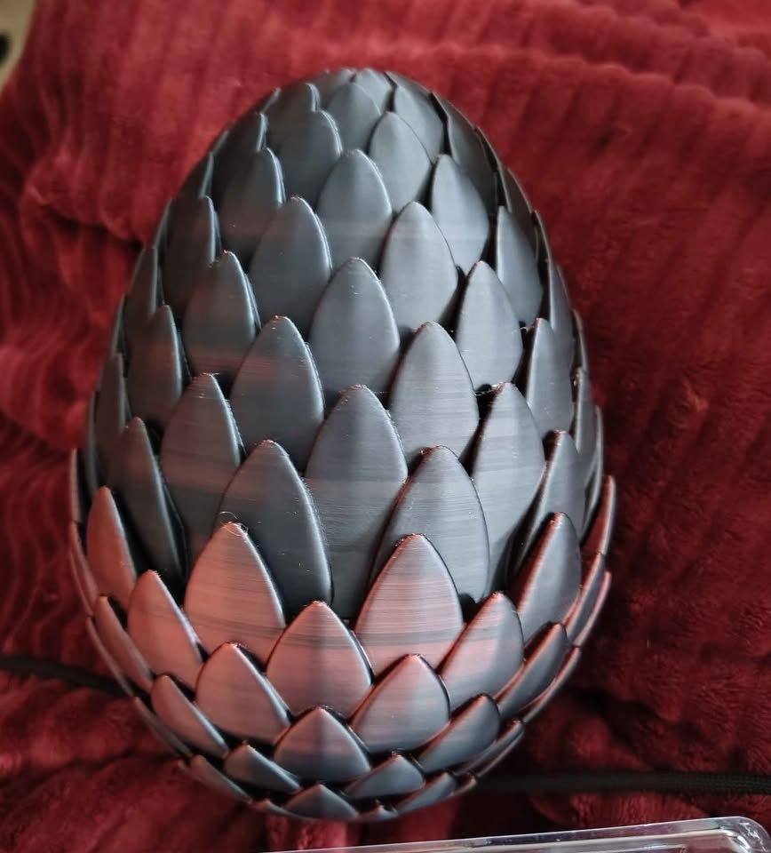 Unique Large 3D Printed Dragon Egg - photo 3