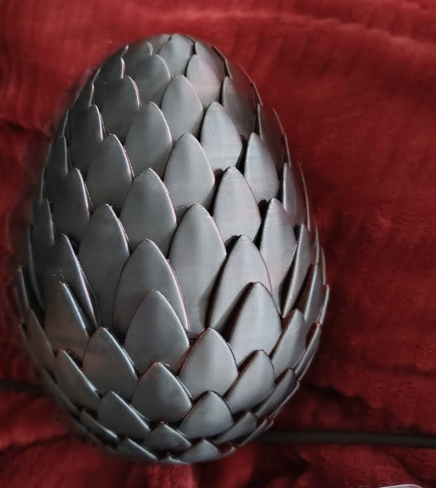 Unique Large 3D Printed Dragon Egg - photo 5