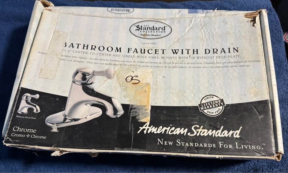 American Standard Bathroom Faucet and Drain Set Retro Look - photo 4
