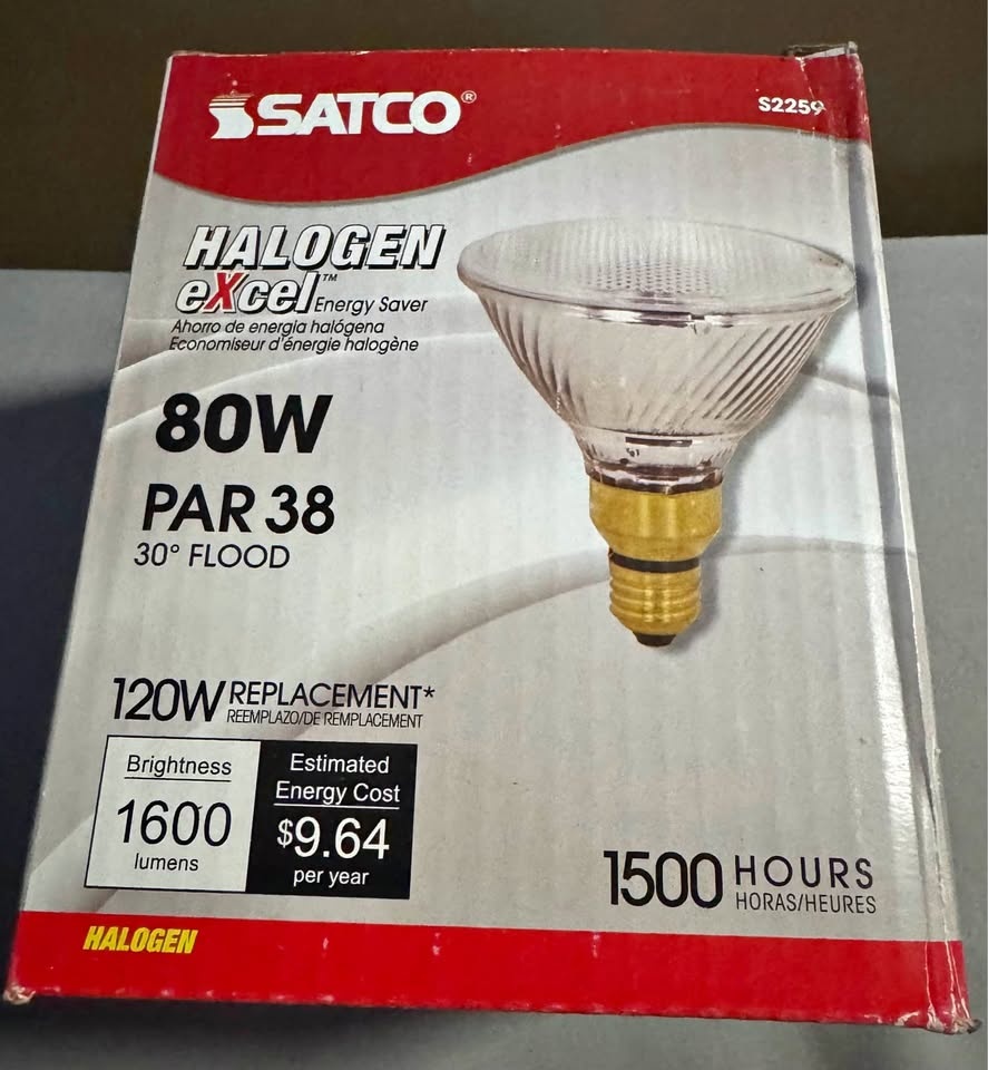 Satco 80 Watt 30 Degree Flood Lights