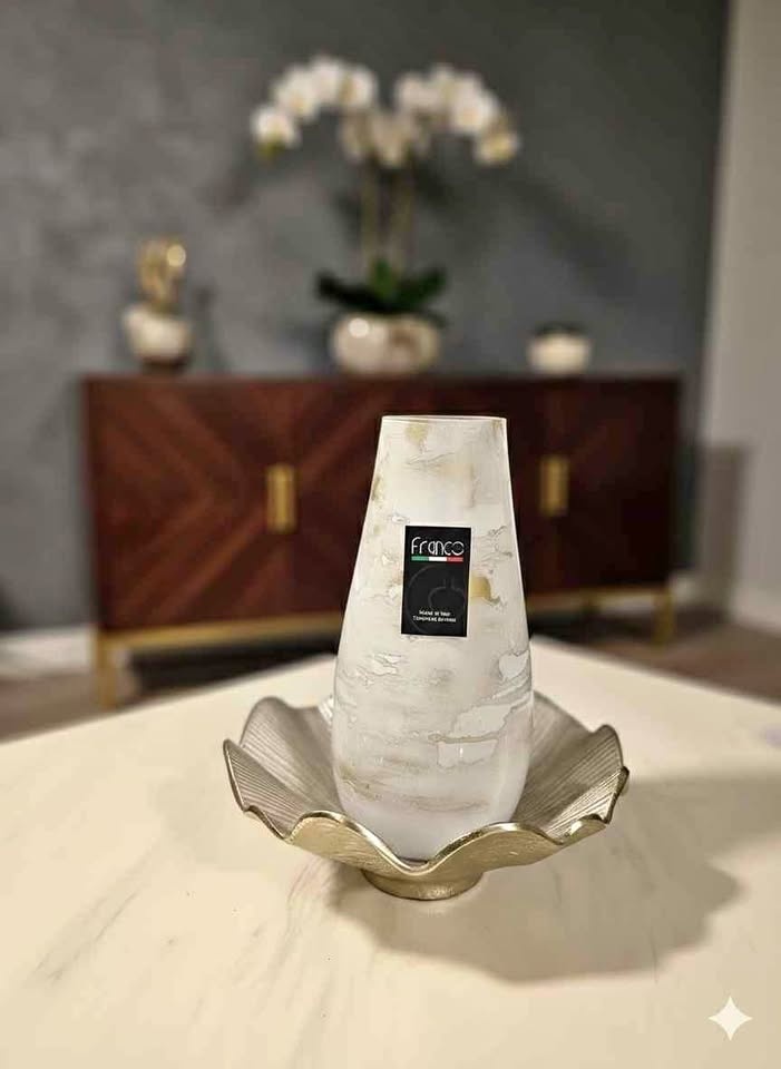 Franco Design "Made in Italy" Vase & Pedestal
