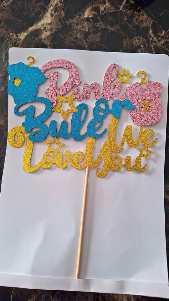 Baby Shower Cake Topper