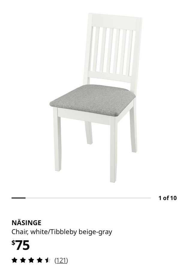 Extendable IKEA Ekedalen Table with 4 Chairs - photo 4