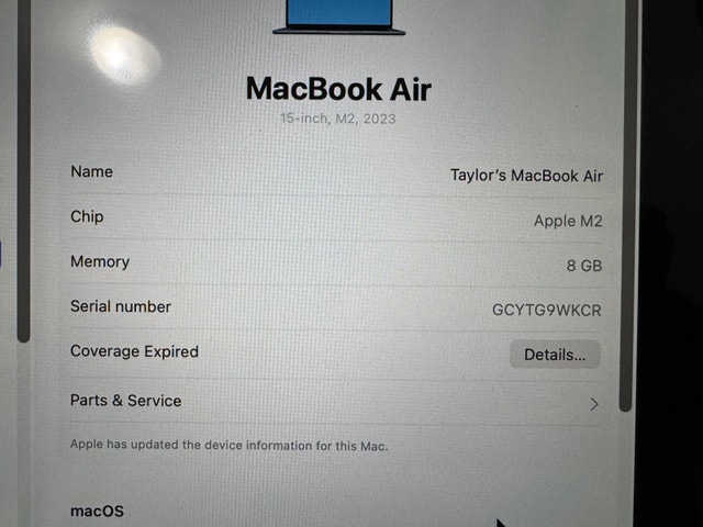 Macbook Air 15 inch M2 - photo 4
