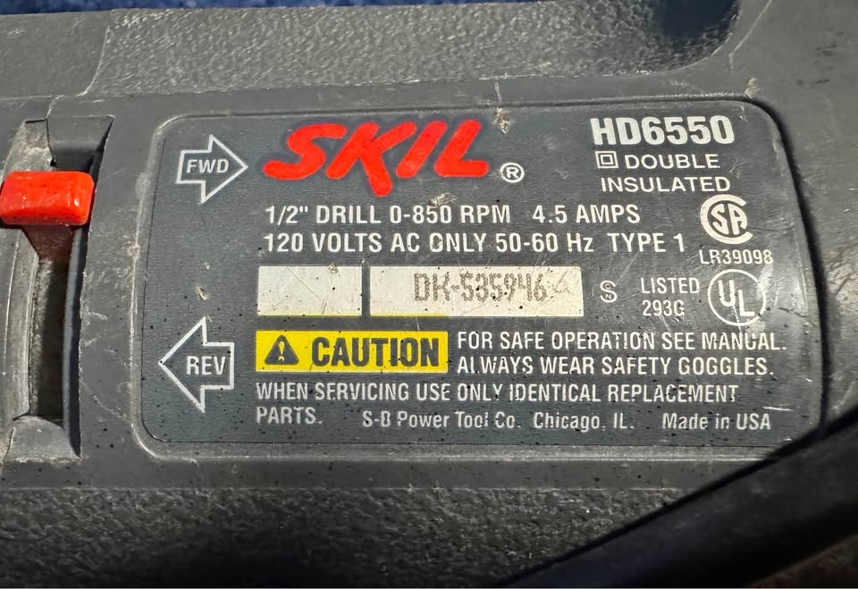 Skil HD550 1/2” Heavy Duty Drill