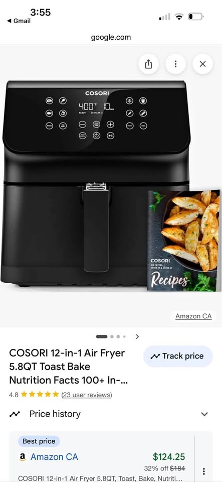 Brand new COSORI 12-in-1 Air Fryer 5.8QT