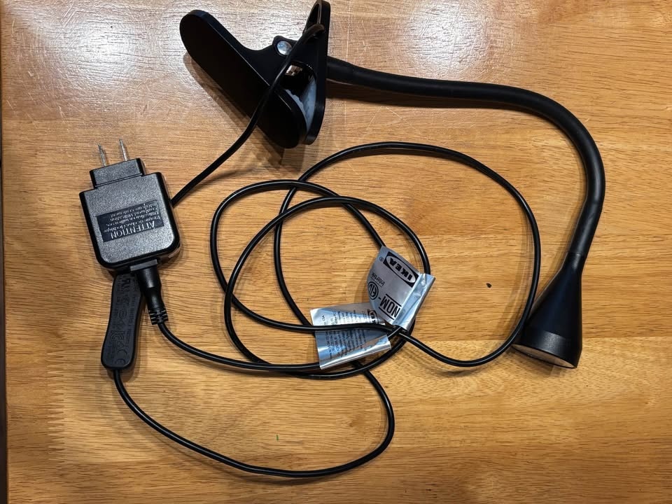 NÄVLINGE LED clamp spotlight, black - photo 2