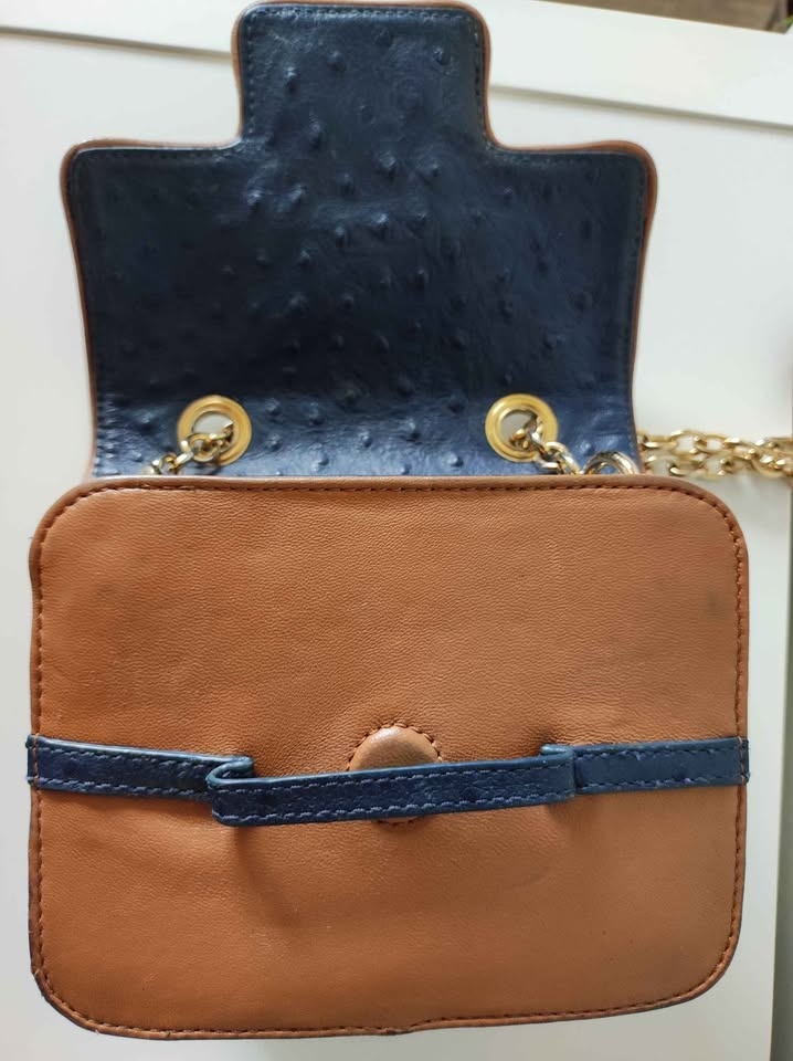 Vintage Zac Posen Stamped Leather Crossbody - photo 5