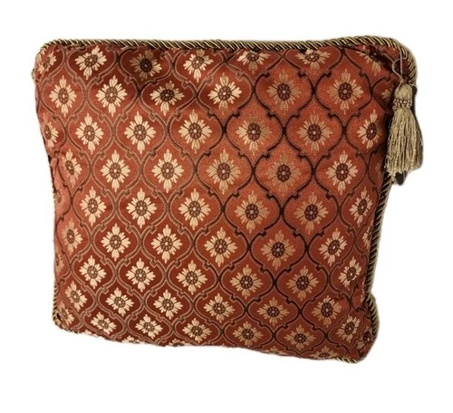 Luxury Decorative Pillow Set - Damask Crimson/Gold Regency Tasse - photo 5