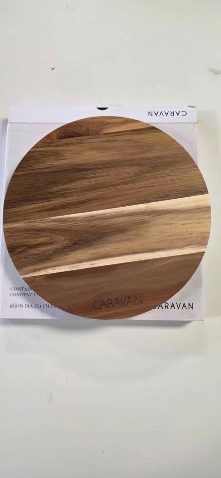Caravan 10.8" Acacia Wood Lazy Susan - photo 3