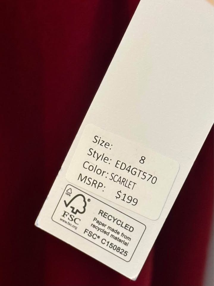 (NWT) DKNY Scarlet Wrap Maxi Dress Size 8 - photo 4