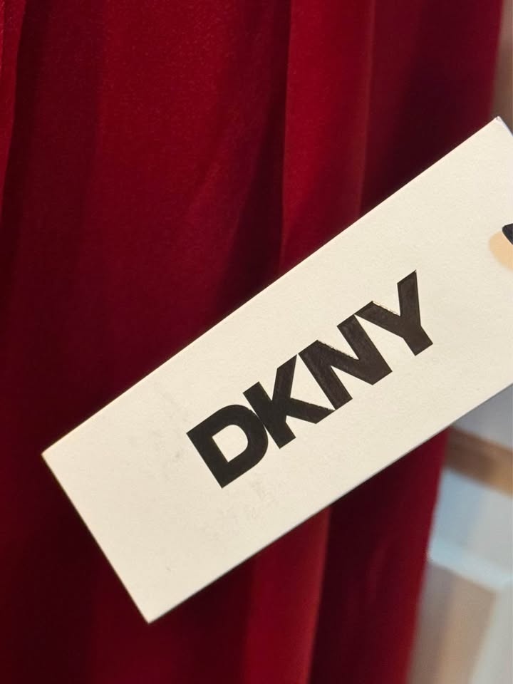 (NWT) DKNY Scarlet Wrap Maxi Dress Size 8 - photo 5