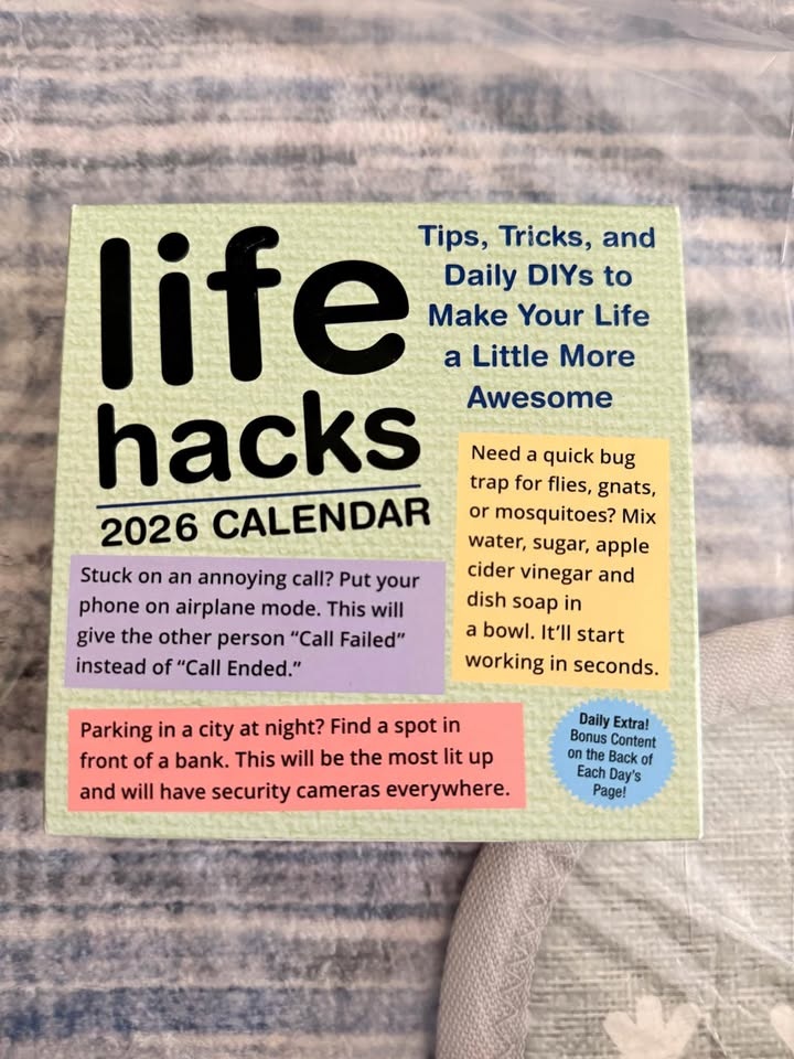 Life Hacks Calendar