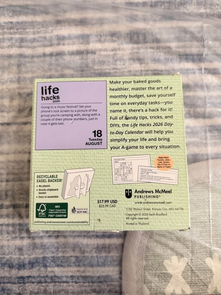 Life Hacks Calendar - photo 2