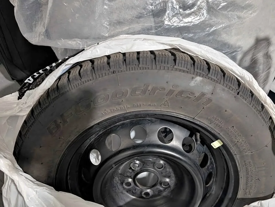 OEM Toyota Steel Rims + BFGoodrich Winter Tires – Barely Used thumbnail