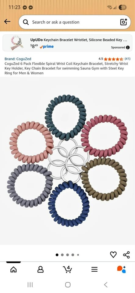 Keychain Bracelet - New