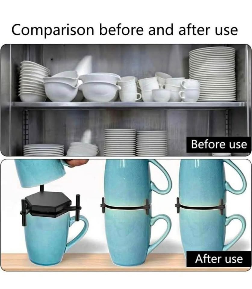 Coffee Cup Storage Rack