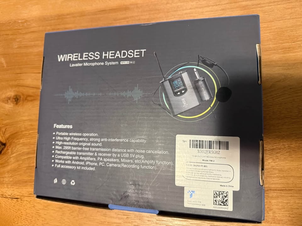 Wireless Lavalier Microphone System – Opened, Never Used (Comple - photo 4
